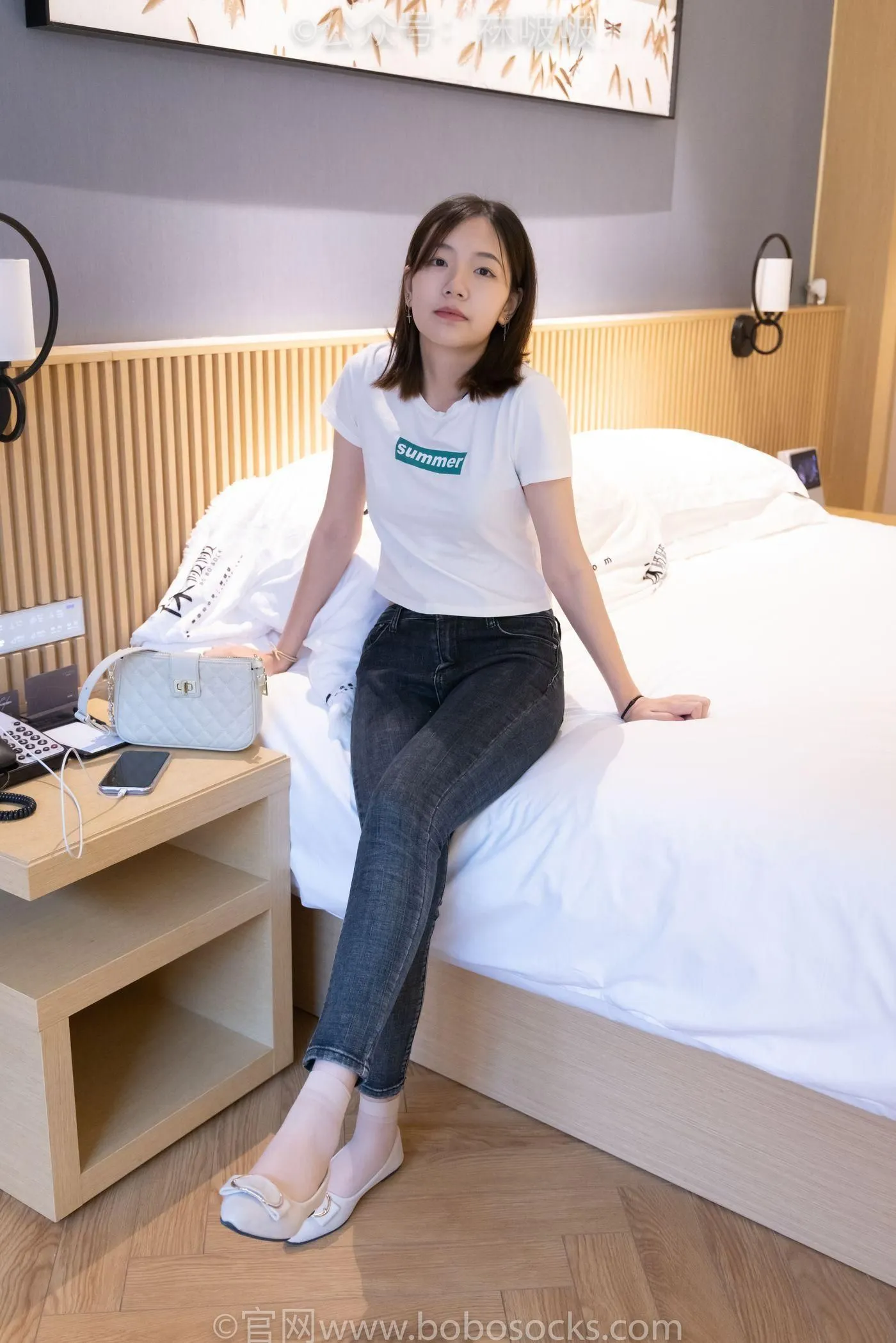 [BoBoSocks袜啵啵]NO.063 小甜豆-平底鞋、短肉丝 [155P]插图7